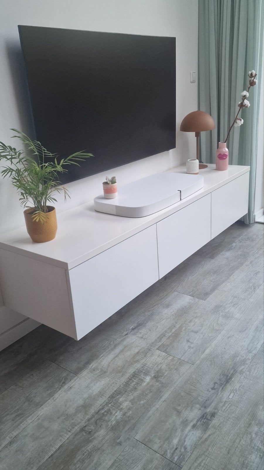 Zen Lifestyle HO-19 Zwevend TV Dressoir - 180x50x35cm, Ophalen, Gebruikt, 150 tot 200 cm, Minder dan 100 cm