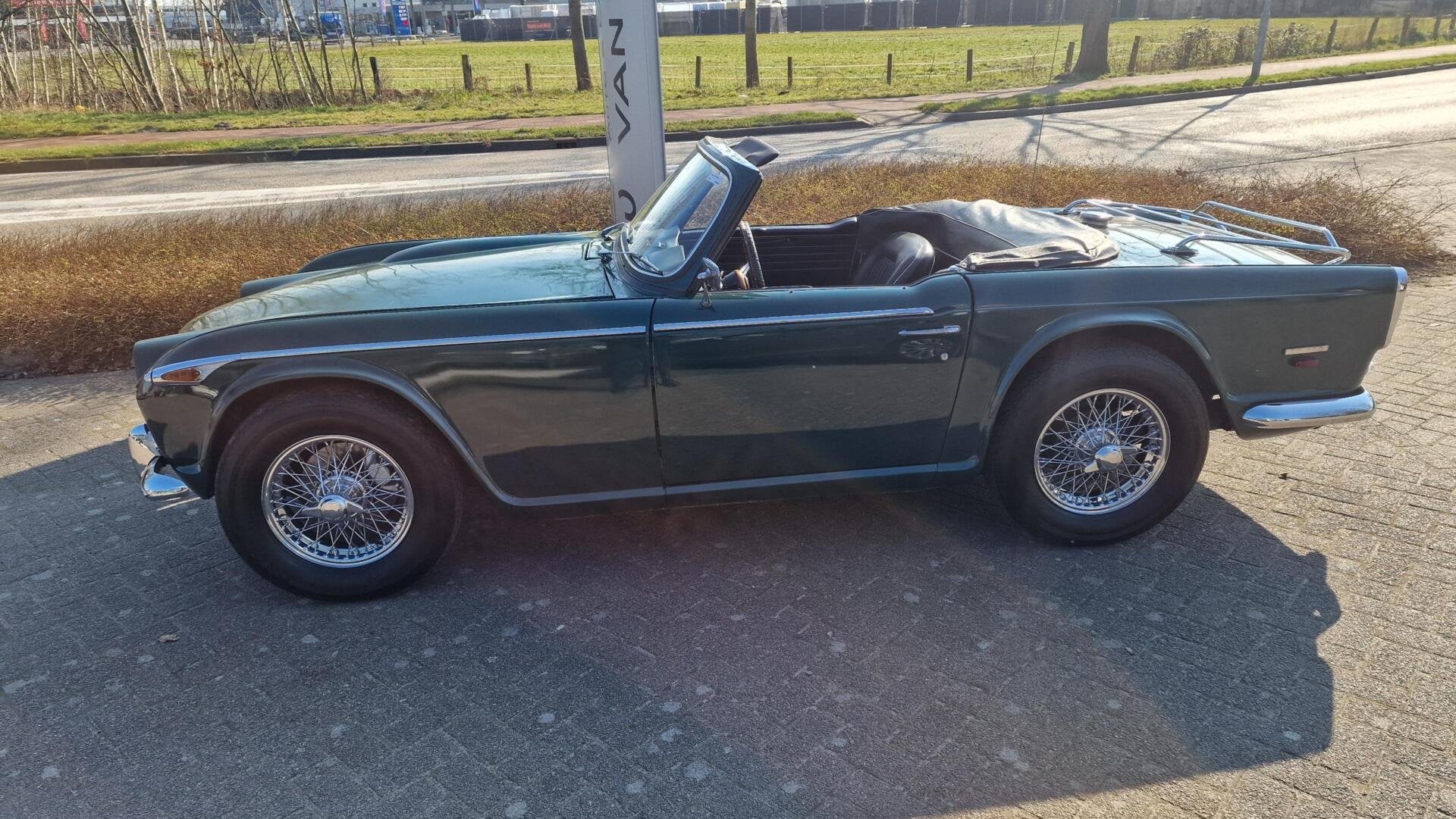 Triumph TR5 / TR250 Soft Top/OVERDRIVE/CHROOM SPAAKWIELEN, foto 11