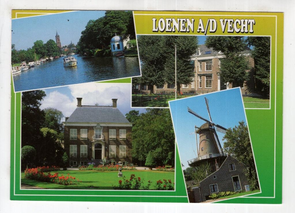 Loenen aan de Vecht met o.a Molen, Verzenden, Ongelopen, Utrecht