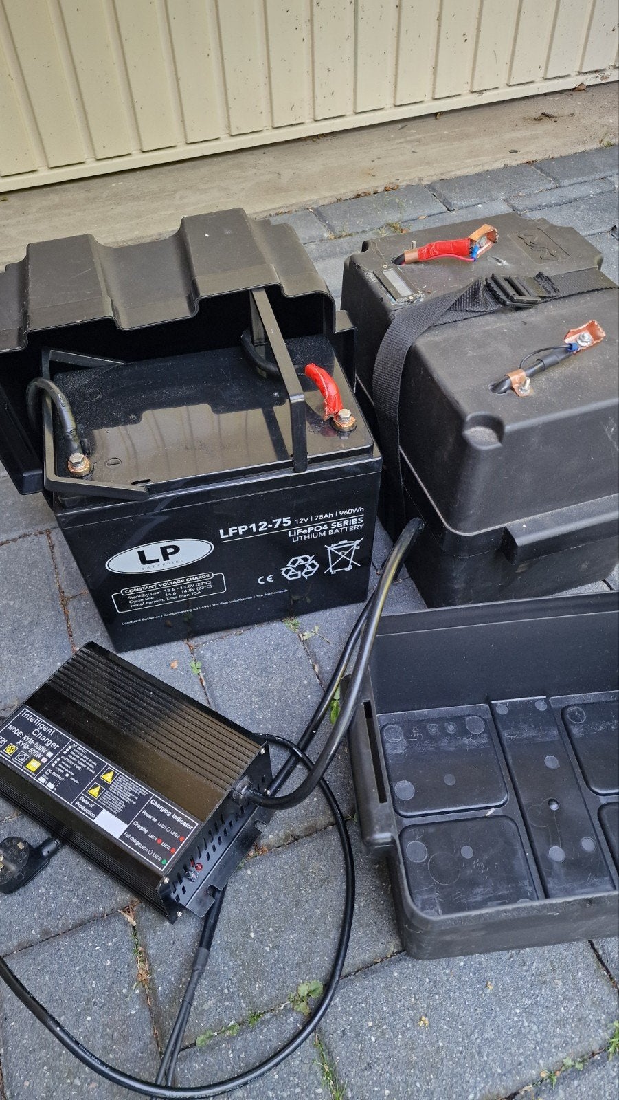 2x 12 volt lithium zgan accu's LifePO4, Ophalen, Nieuw