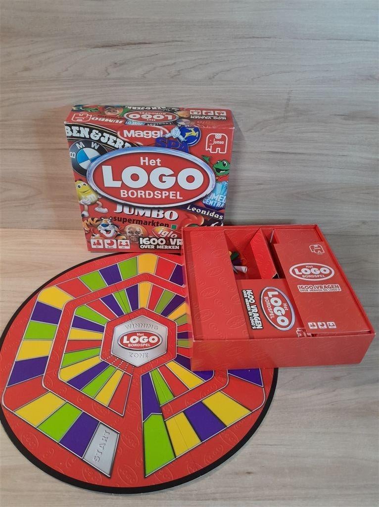 het logo bordspel - s5709, Hobby en Vrije tijd, Gezelschapsspellen | Bordspellen, Verzenden, Zo goed als nieuw