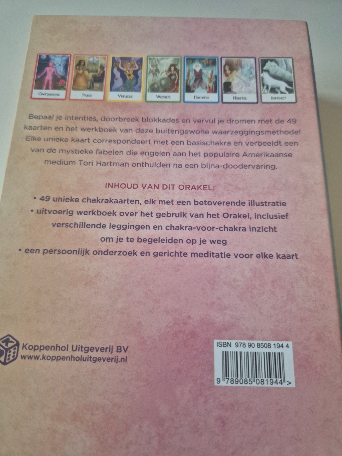 Chakra Wijsheid Orakelkaarten - Tori Hartman, Boeken, Spiritualiteit algemeen, Overige typen, Nieuw, Ophalen of Verzenden