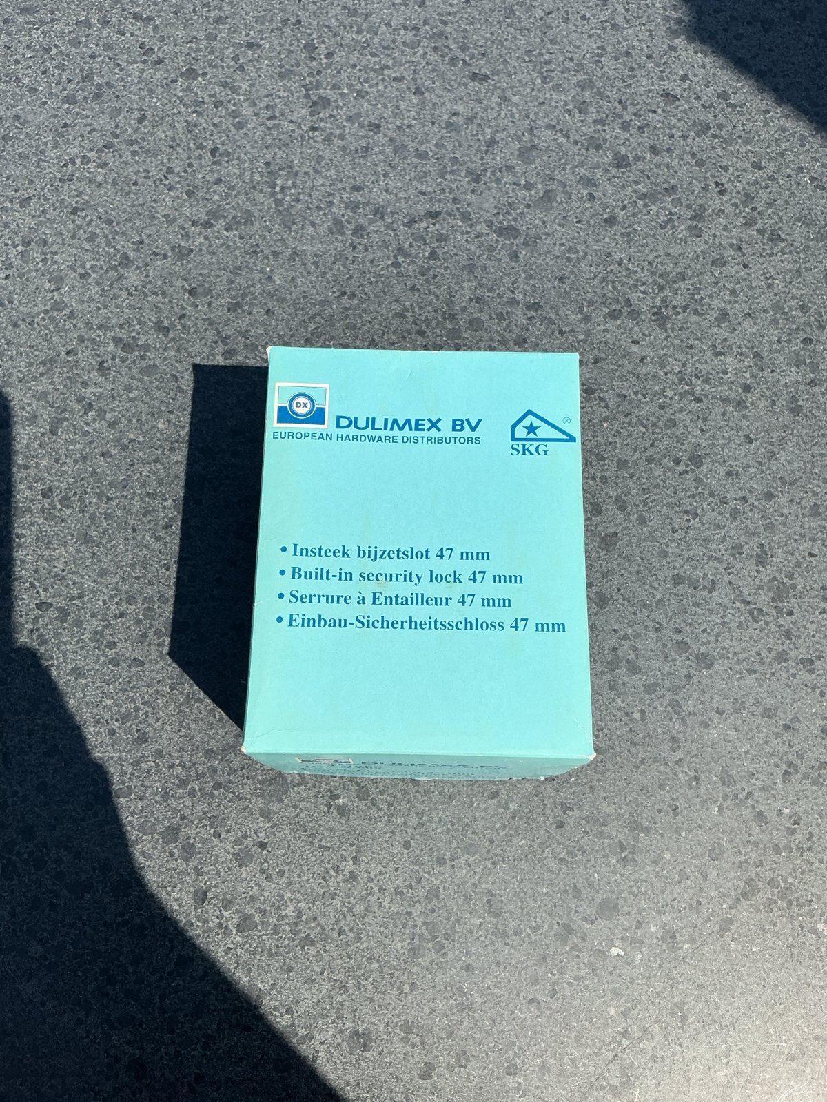 DULIMEX BV Insteek bijzetslot 47 mm - Nieuw twee stuks, Verzenden, Nieuw, Overige materialen, Slot