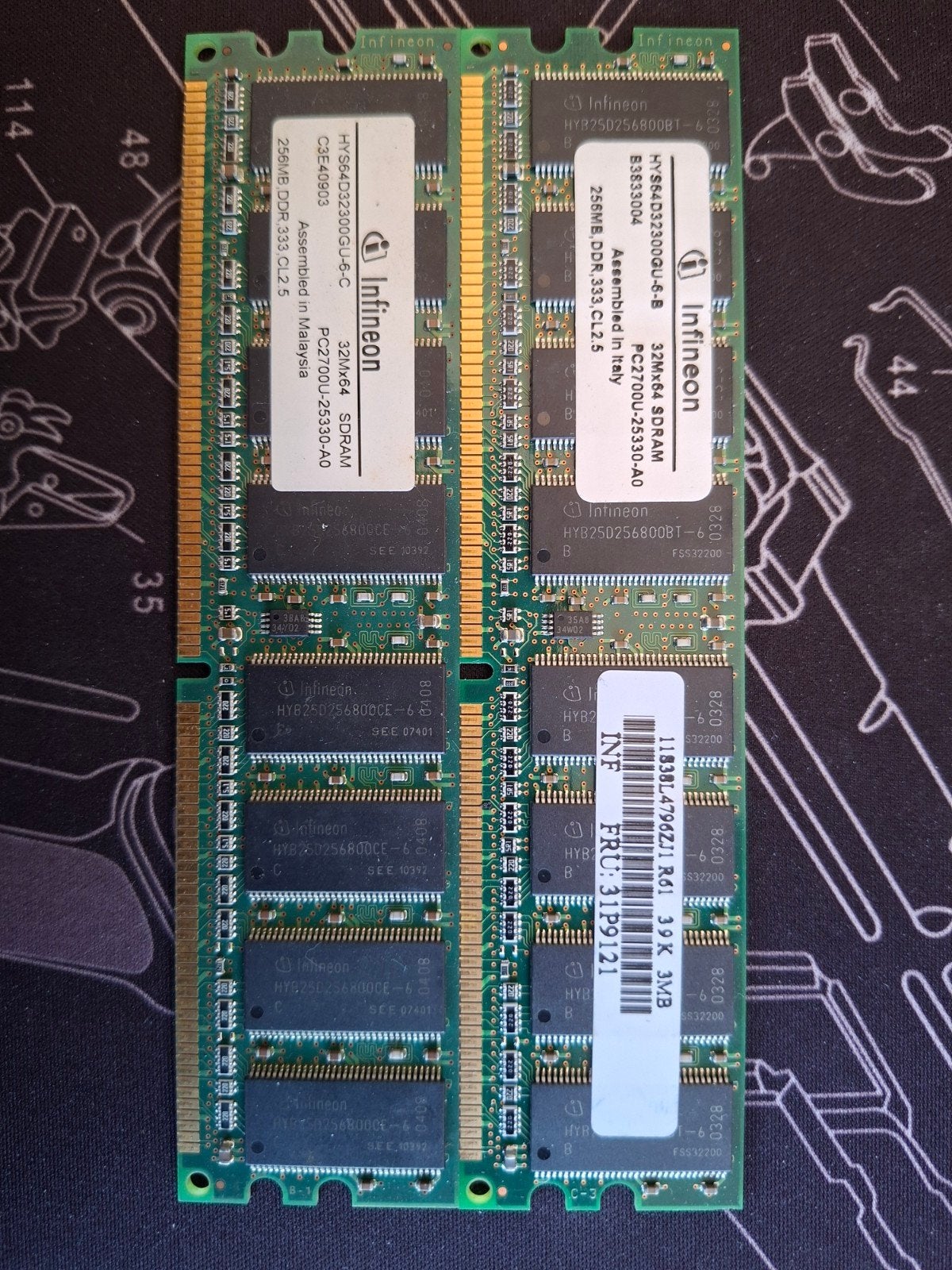 Diverse PC geheugenmodules - alles in één koop, Computers en Software, RAM geheugen, Ophalen of Verzenden