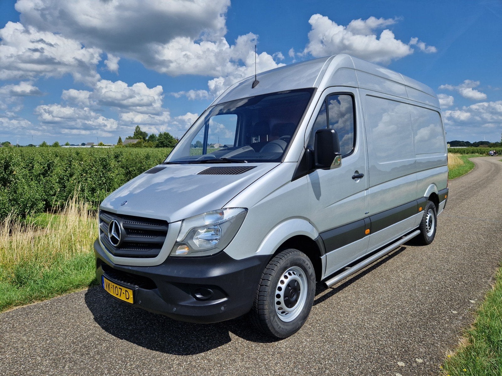 Sprinter automaat 2.2 D 95KW 2014 L2H2 Airco Cruisecontrol, Auto's, Automaat, Euro 5, Zwart, 4 cilinders