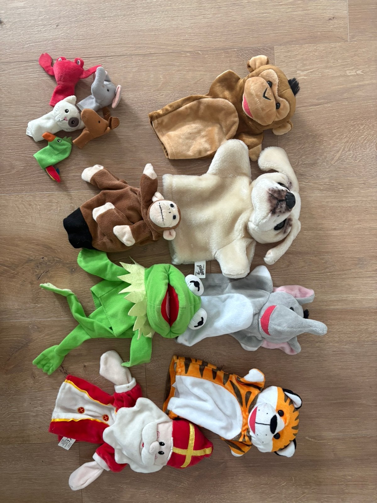Poppenkast poppetjes groot en klein, Ophalen, Zo goed als nieuw, Overige typen