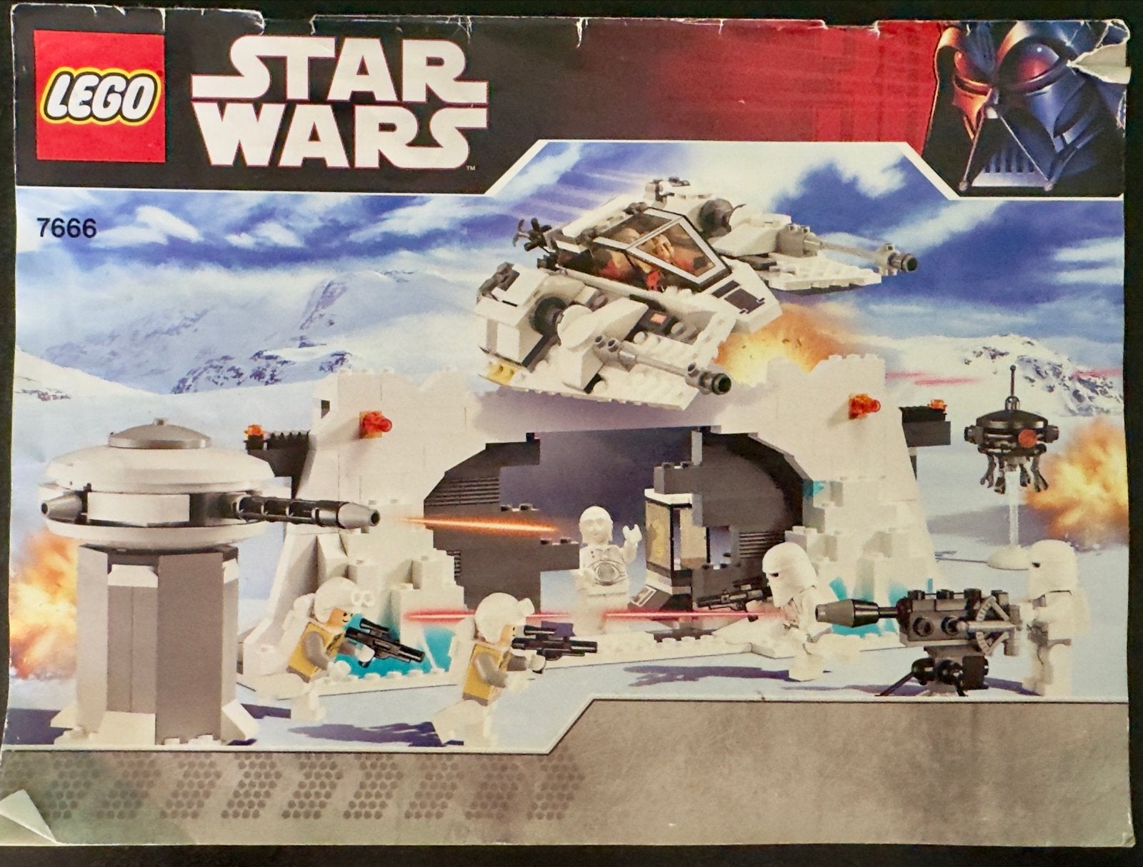 LEGO Star Wars 7666 Hoth Rebel Base (2007), Verzenden, Gebruikt