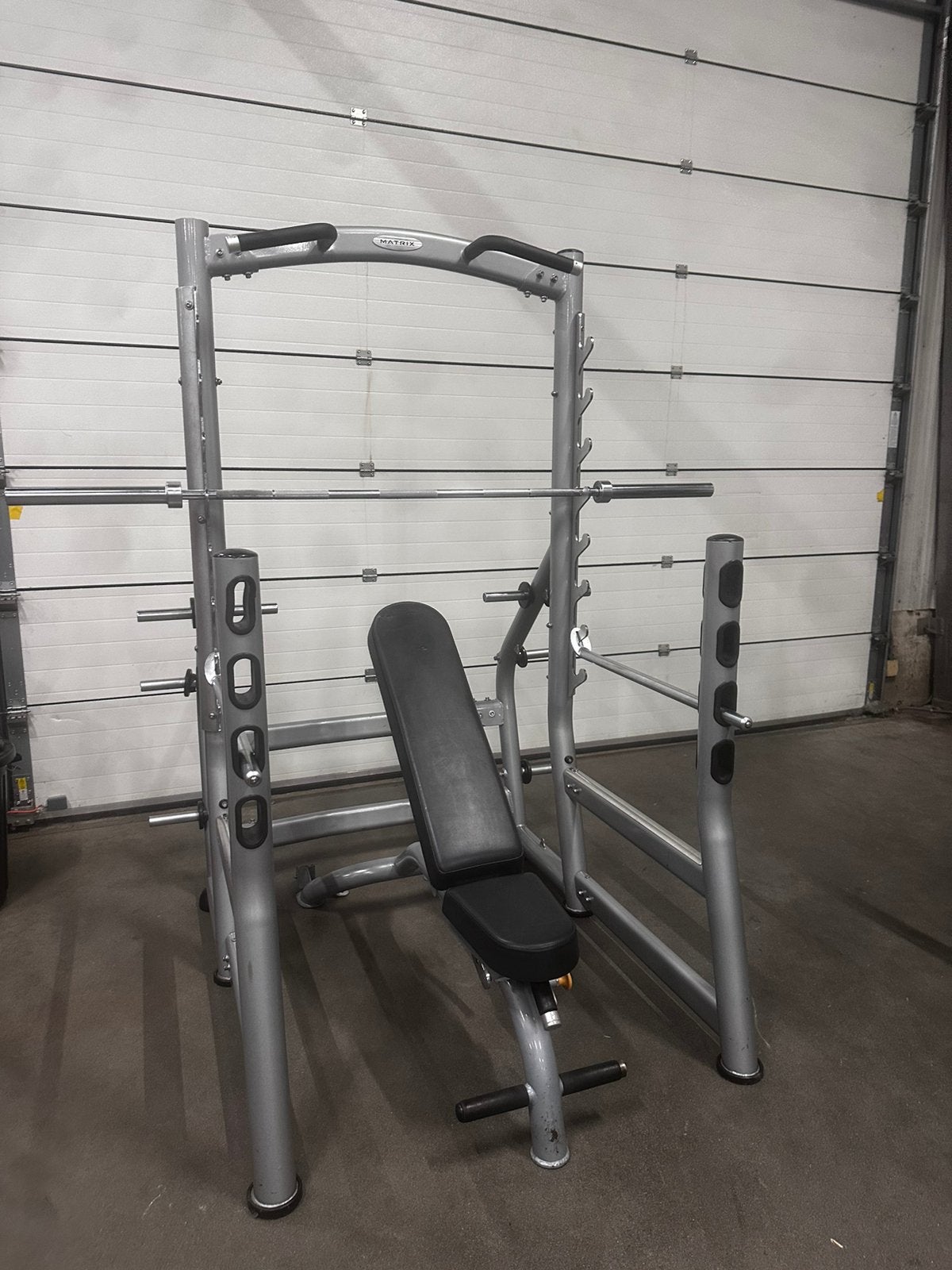 Matrix Power Rack / Squatrek , Bankje ,117,5kg Geeichten,, Sport en Fitness, Fitnessmaterialen, Ophalen, Zo goed als nieuw, Overige typen