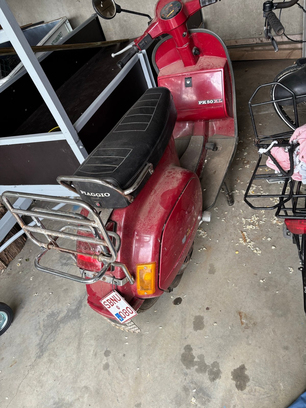 Vespa PK 50 XL, Ophalen, Gebruikt
