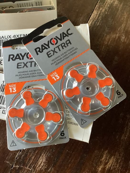 Hoortoestel batterijen Rayovac Extra 13, Ophalen of Verzenden, Nieuw