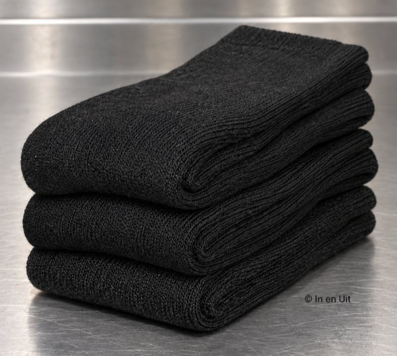 3-pack zwarte thermo sokken Maat 39-42 en 43-46 NIEUW, Q-Tex, Q-Tex, ., Zwart