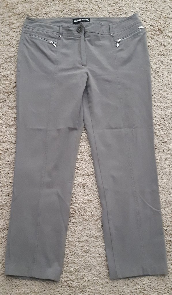 Taupe kleurige broek Gerry Weber mt.42?, Overige kleuren, Maat 42/44 (L), Ophalen of Verzenden, Zo goed als nieuw