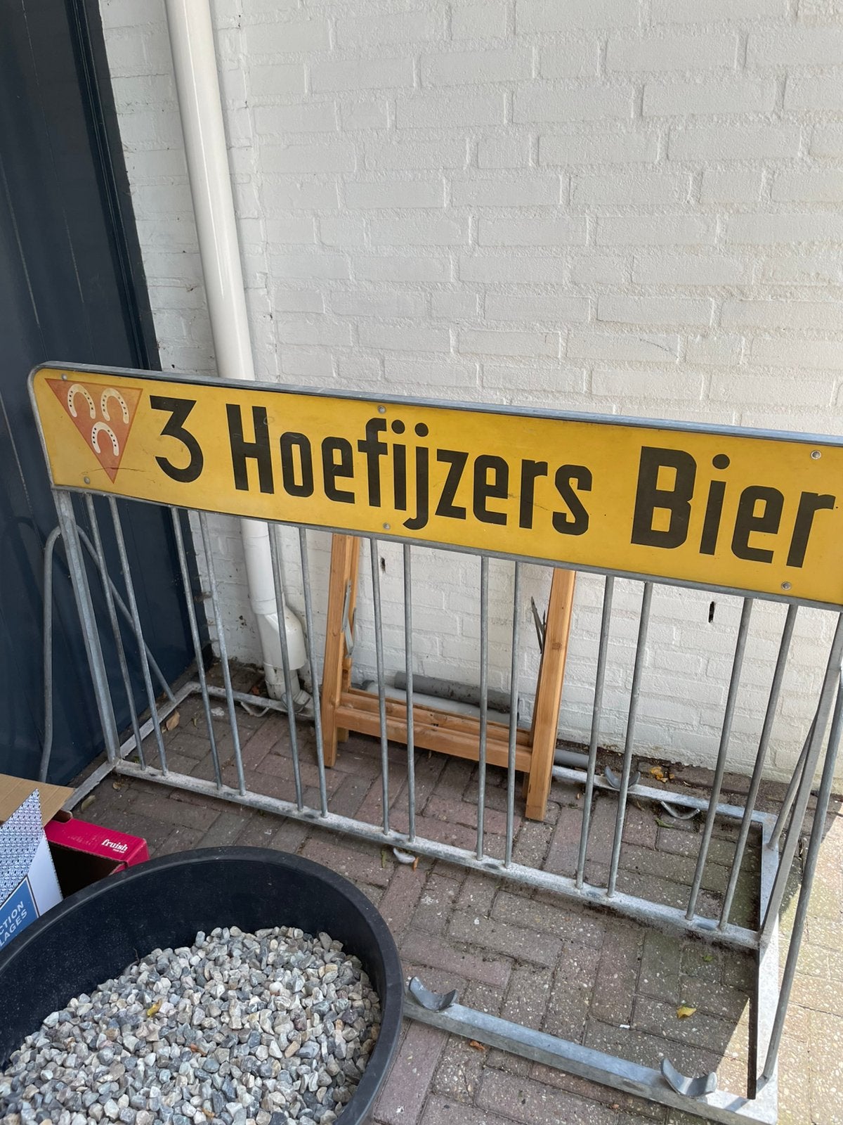 Fietsenrek 3 Hoefijzers Bier, Ophalen of Verzenden, Gebruikt