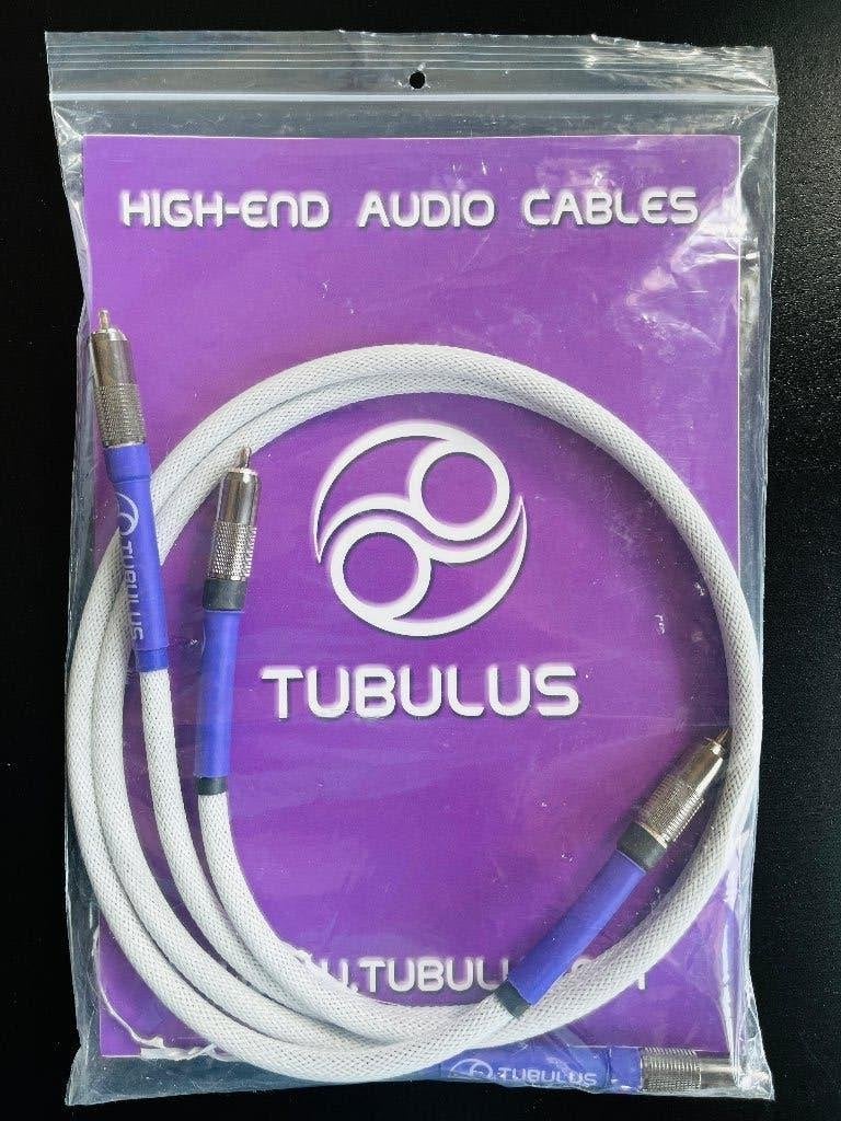Tubulus Libentus RCA Analog Interconnect V2 - lengte 1m, Ophalen of Verzenden, Zo goed als nieuw, Minder dan 2 meter, Coaxiale kabel
