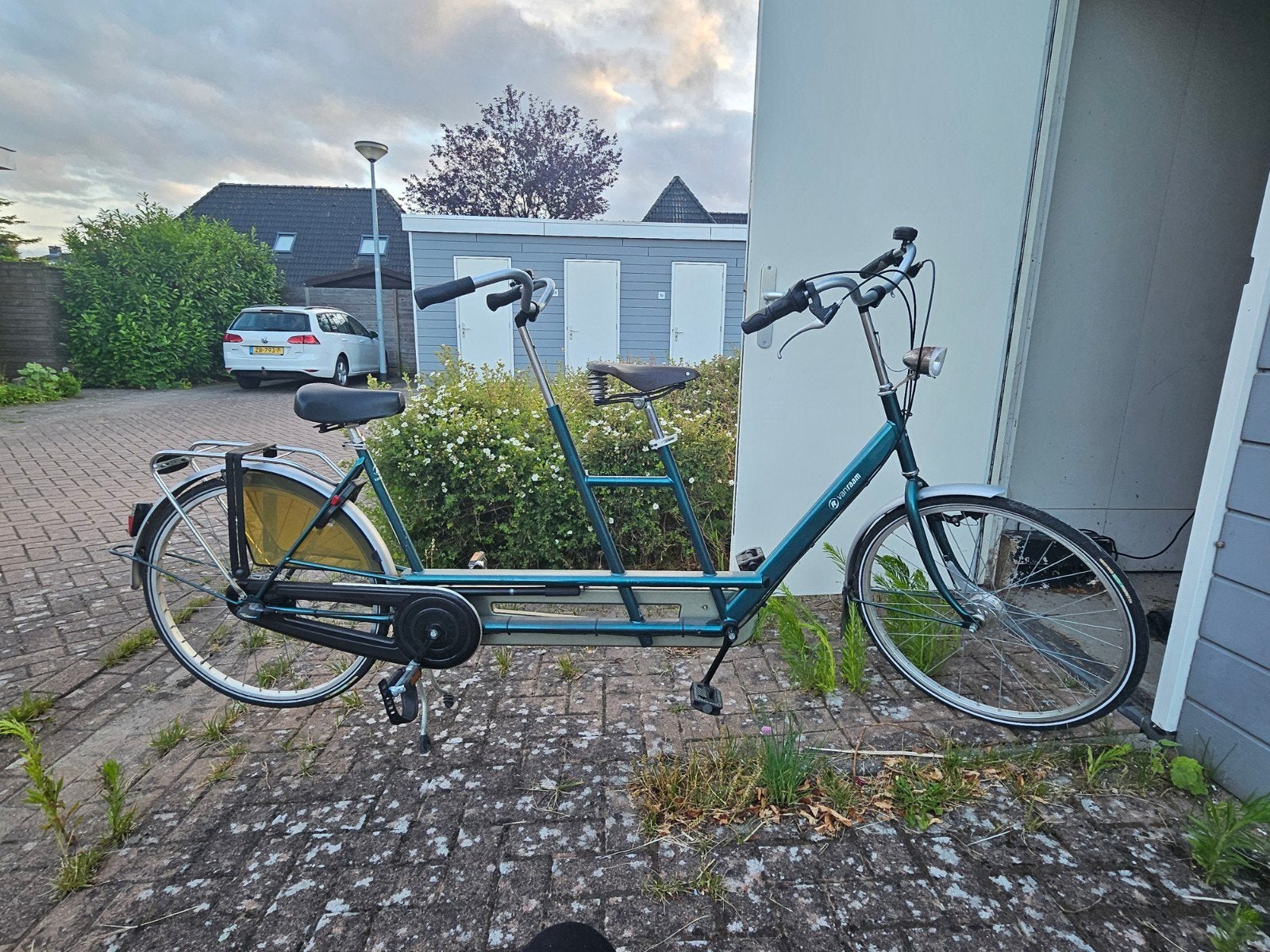 Van Raam tandem fiets, Fietsen en Brommers, Fietsen | Tandems, Ophalen, Minder dan 10 versnellingen, Gebruikt, Minder dan 49 cm