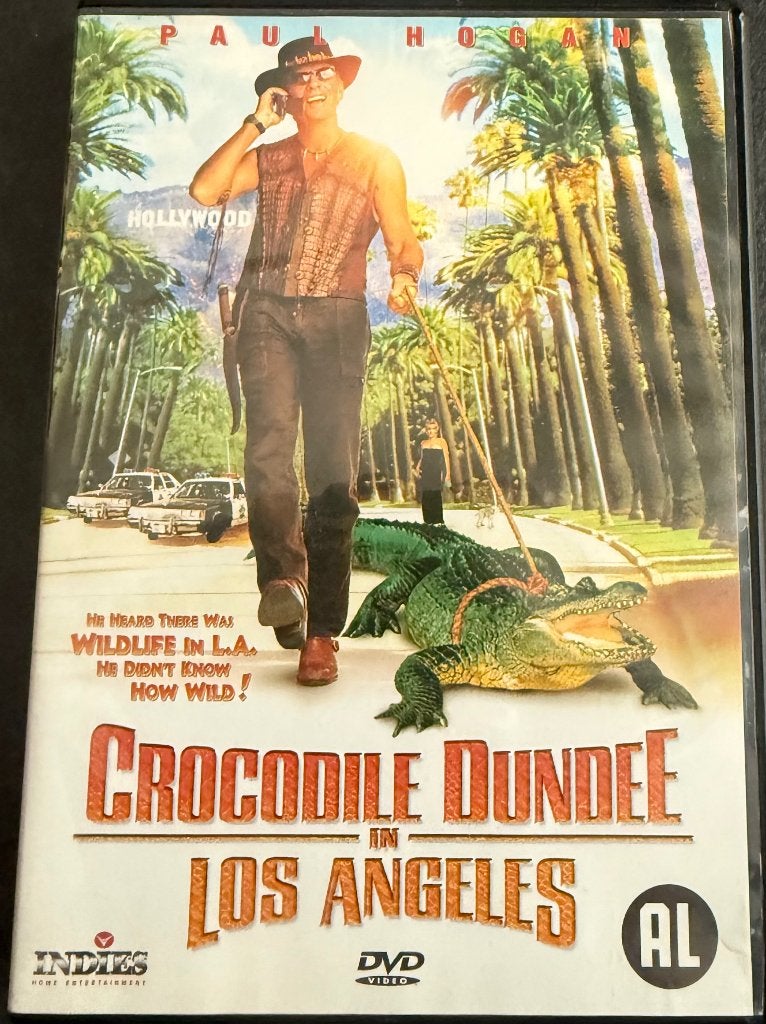 DVD Crocodile Dundee in Los Angeles, Alle leeftijden, Nederlands, Romantische komedie, Ophalen of Verzenden