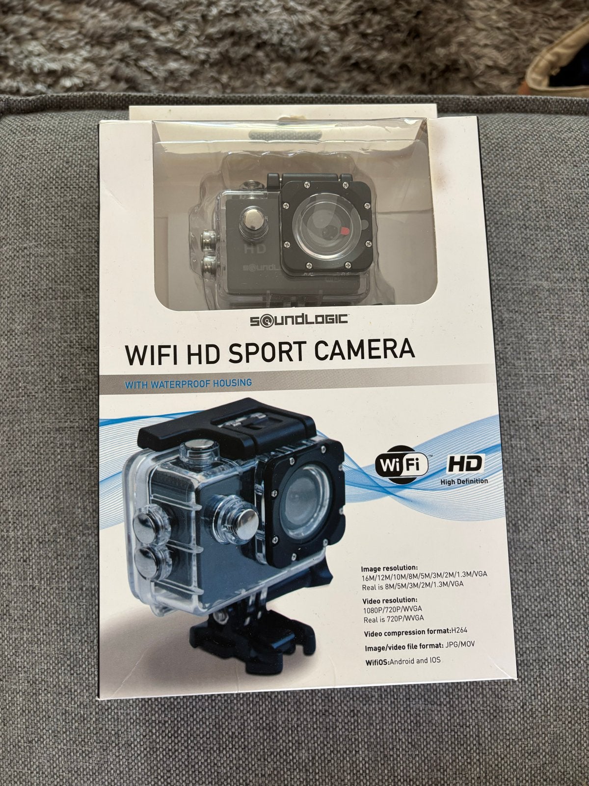 Soundlogic WiFi HD Sport Camera - Nieuw in doos, Ophalen of Verzenden, Nieuw, Overige merken