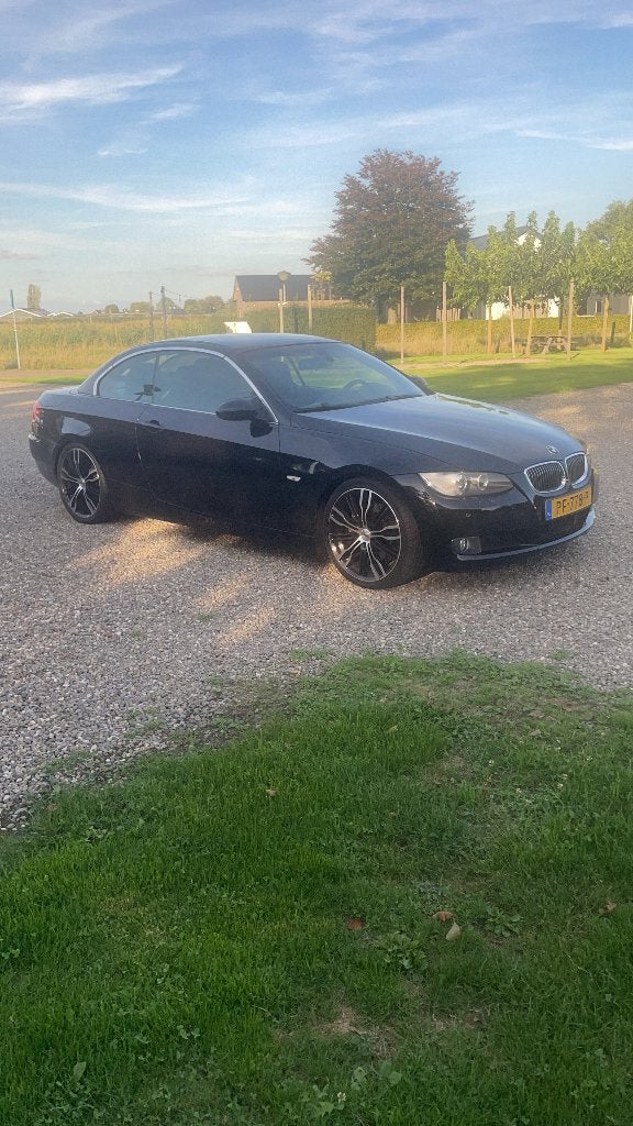 BMW 3-Serie 2.5 325I Cabrio 2007 Zwart, 13 km/l, Achterwielaandrijving, Bi-Xenon koplampen, Zwart