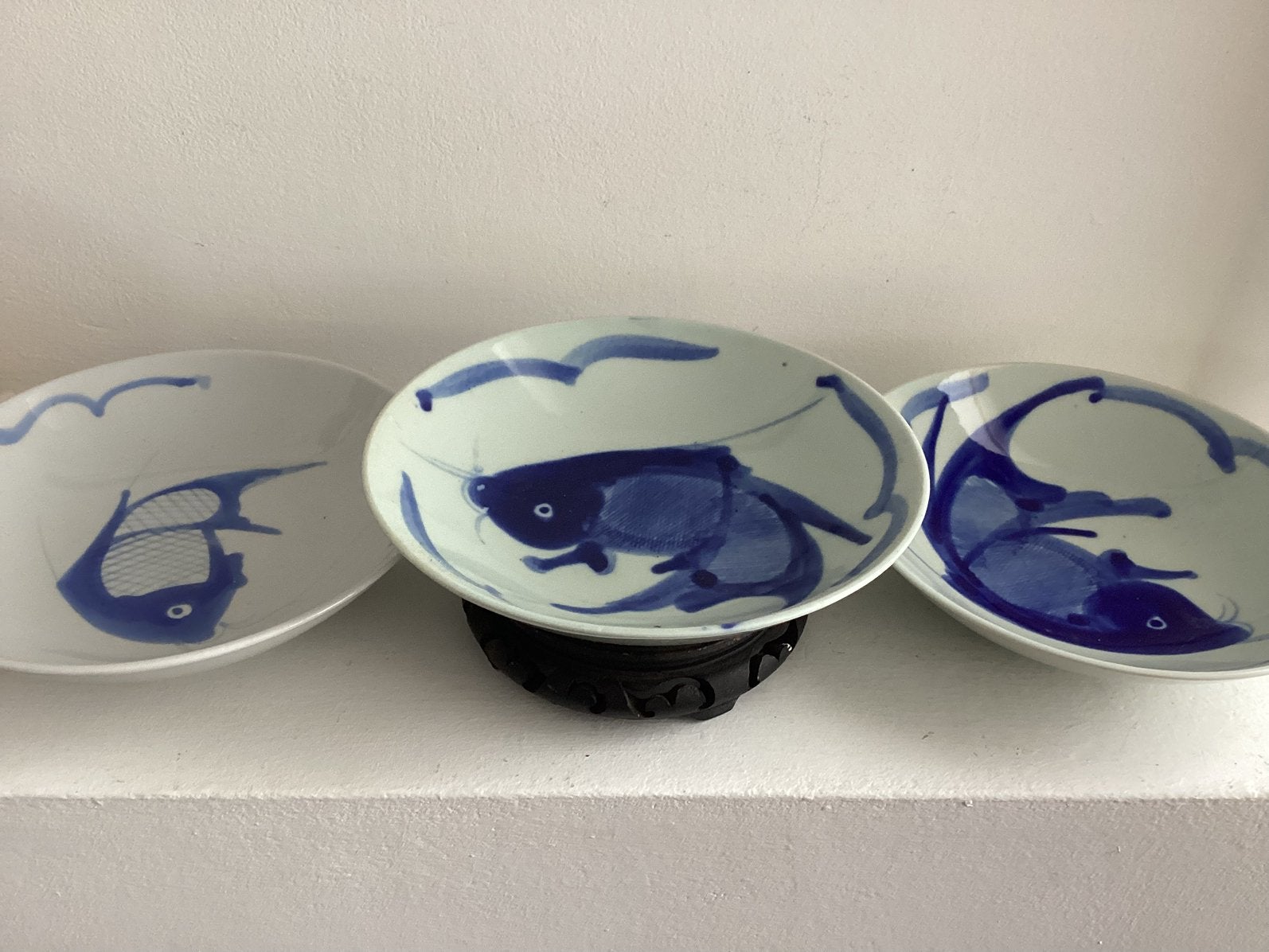 Drie chinese borden, Verzenden