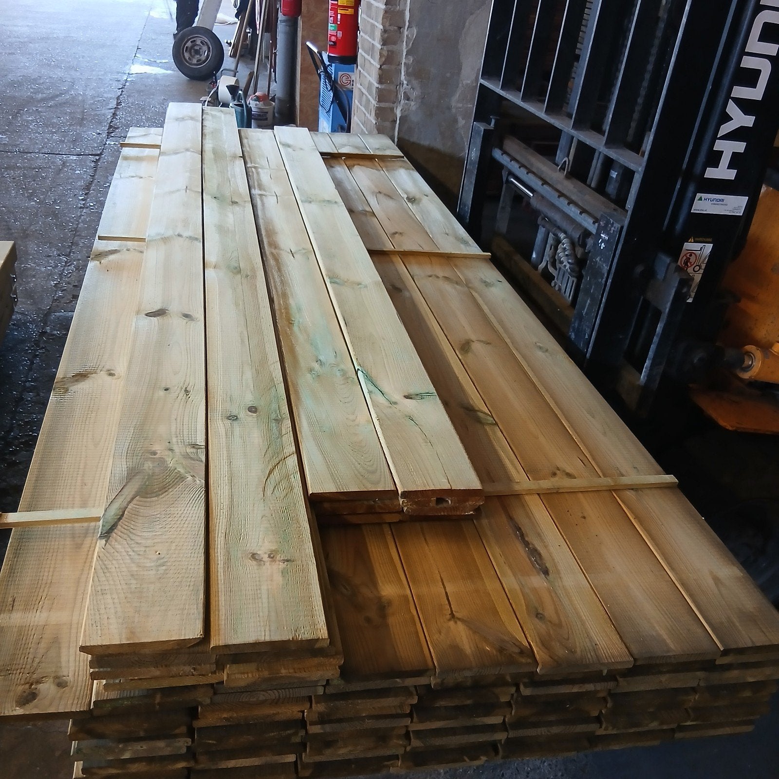 B-keus geïmpregneerd grenen schuttingplanken, tuinplanken, Ophalen, Nieuw, 250 cm of meer, Planken