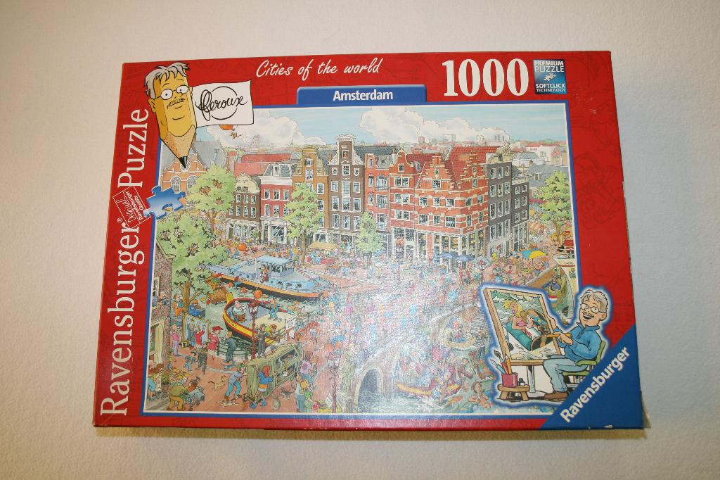 Legpuzzel, Fleroux, Amsterdam., Ophalen, 500 t/m 1500 stukjes, Gebruikt, Legpuzzel