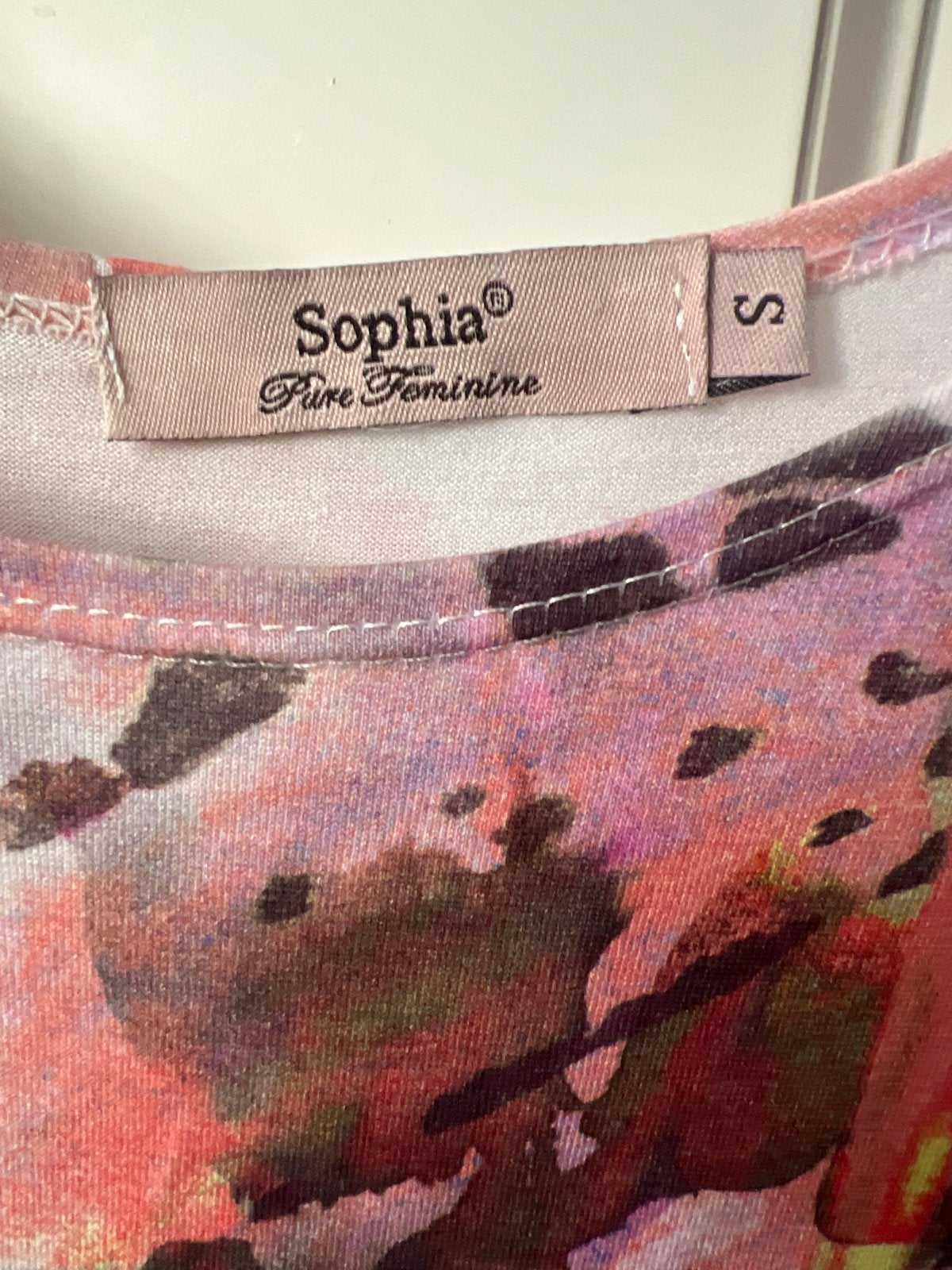 Sophia Pure Feminine jurk, maat S, kleurrijk, Meerkleurig, Ophalen of Verzenden, Zo goed als nieuw, Maat 36 (S)