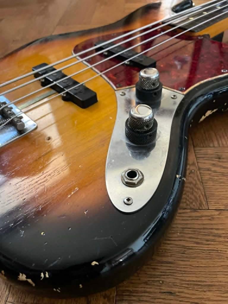 Fender Custom Shop Duo Tone Jazz Bass, Muziek en Instrumenten, Snaarinstrumenten | Gitaren | Bas, Ophalen, Gebruikt, Elektrisch