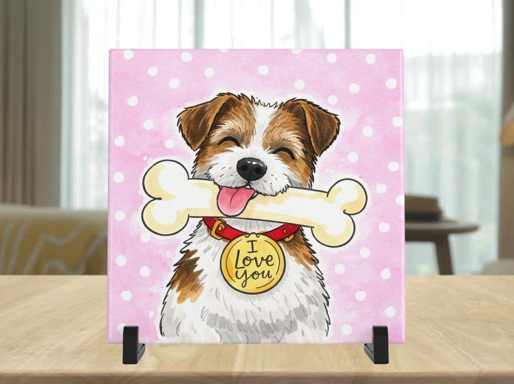 Jack Russell Terrier Tegel - Blond Stijl, Verzenden, Nieuw