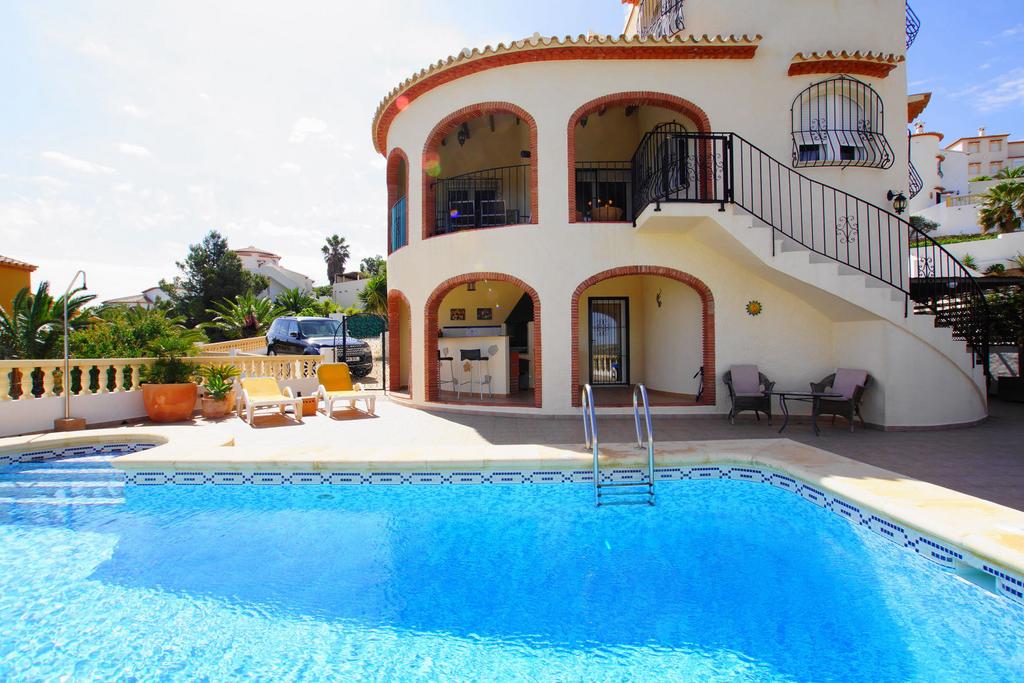 Villa bij Moraira & Javea te huur - zeezicht + zwembad, 7 personen, Costa Blanca, Wasmachine, Aan zee