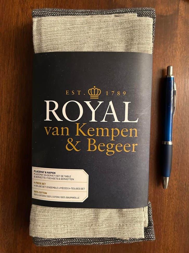 Nieuwe Royal van Kempen & Begeer, Ophalen, Nieuw, Grijs, Placemat