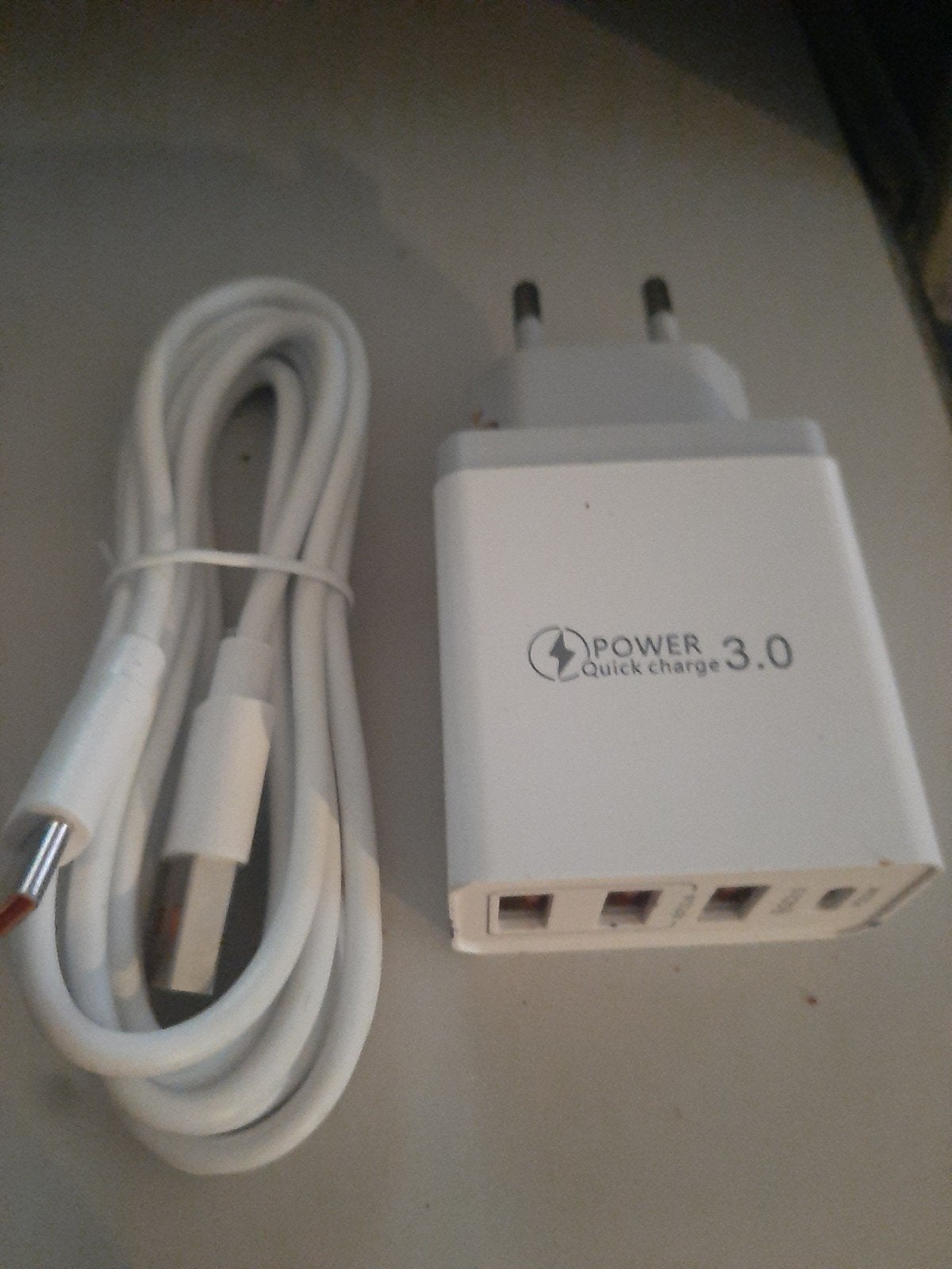 Snellader Power Quick Charge 3.0 met USB-kabel, Telecommunicatie, Mobiele telefoons | Telefoon-opladers, Universeel, Ophalen of Verzenden