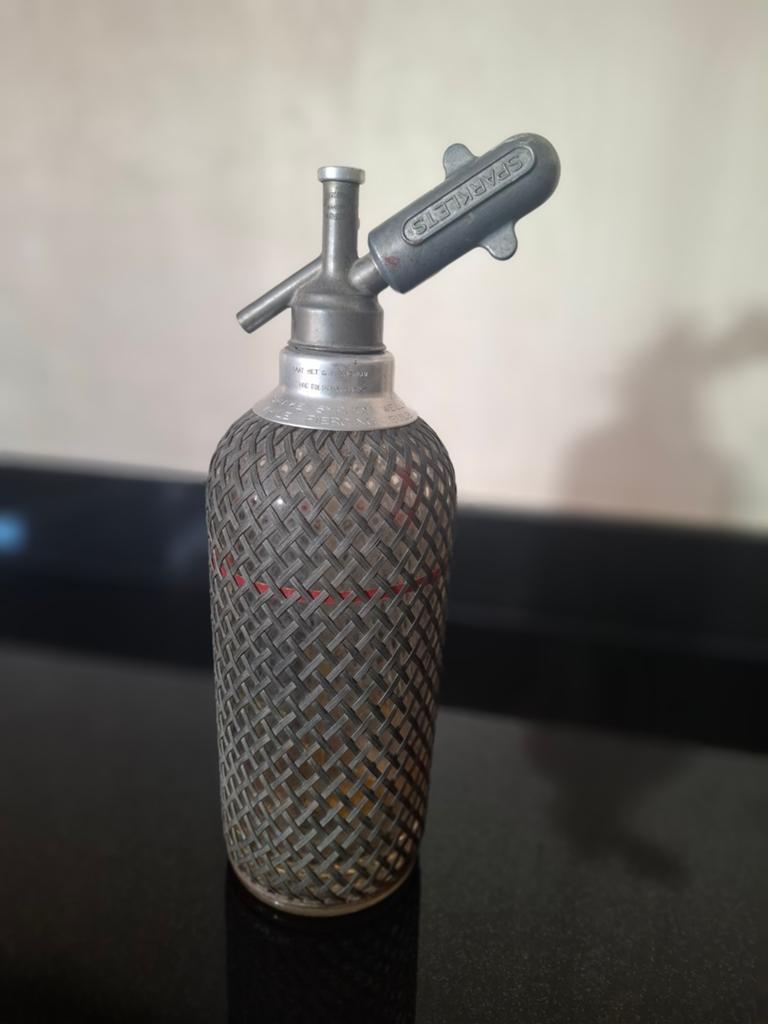 Vintage Engelse Sifon Fles - Antieke Soda Siphon, Antiek en Kunst, Ophalen of Verzenden