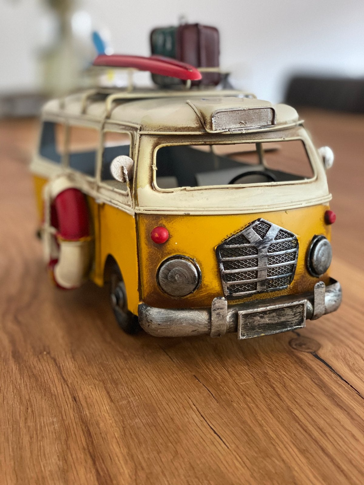 Metalen Volkswagen Transporter busje - Decoratie, Ophalen of Verzenden, Zo goed als nieuw