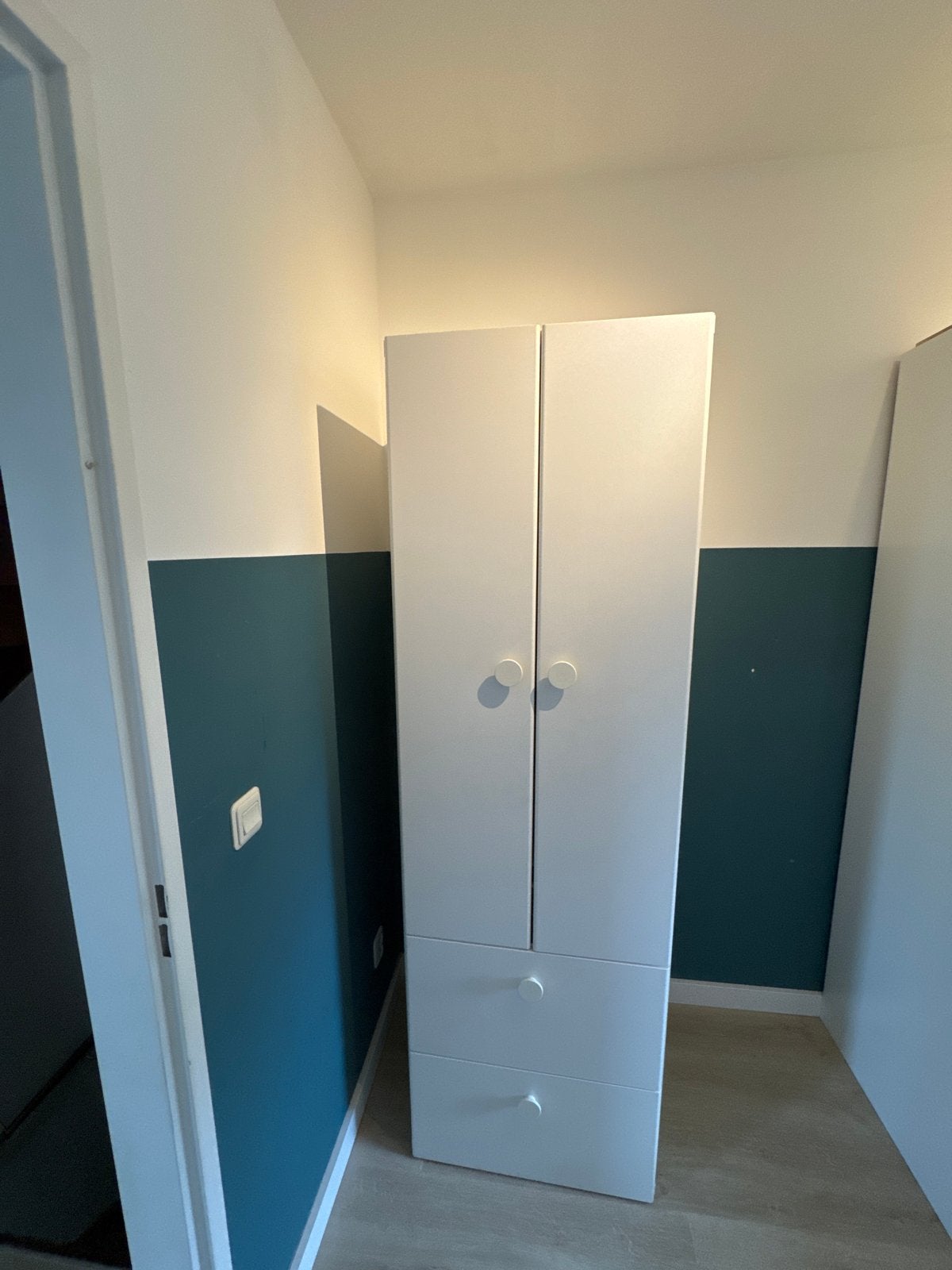 Ikea Kast met 2 deuren, 2 lades, planken en mand, Huis en Inrichting, Ophalen, Gebruikt, 50 tot 100 cm, Met lade(s)