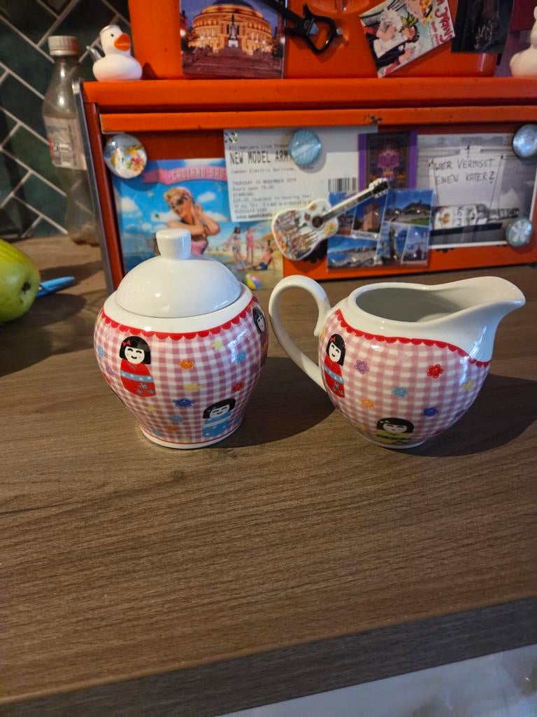 Suiker en melk stelletje, Huis en Inrichting, Ophalen of Verzenden, Overige stijlen, Overige typen