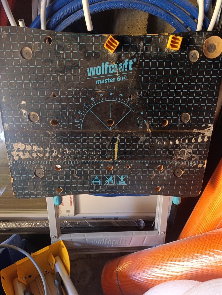 Wolfcraft Master 600 Werkbank - Gebruikt, Doe-het-zelf en Verbouw, Werkbanken, Ophalen of Verzenden, Gebruikt, 70 tot 120 cm, Inklapbaar
