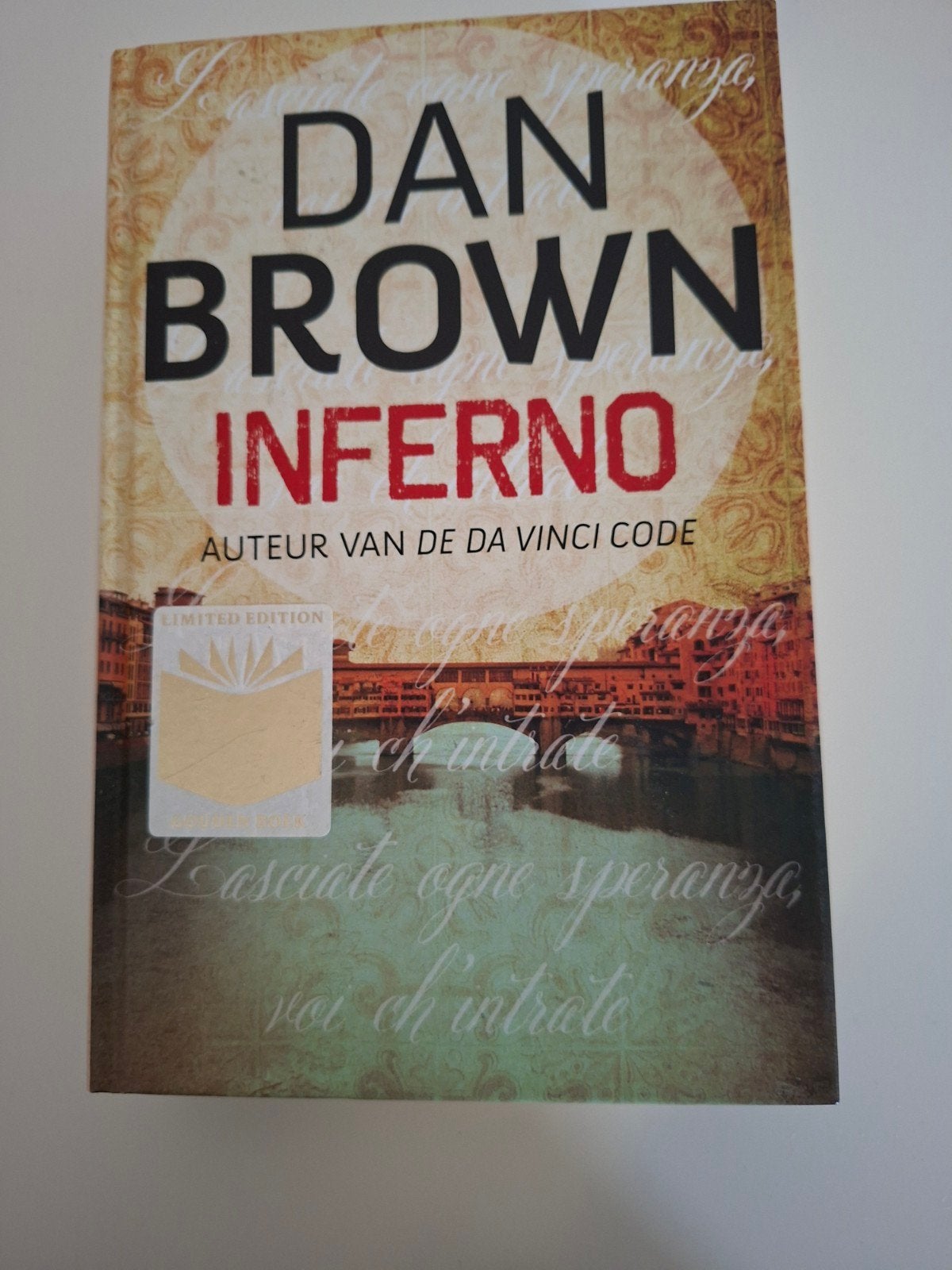 Inferno Dan Brown gebonden versie, Boeken, Ophalen of Verzenden, Zo goed als nieuw