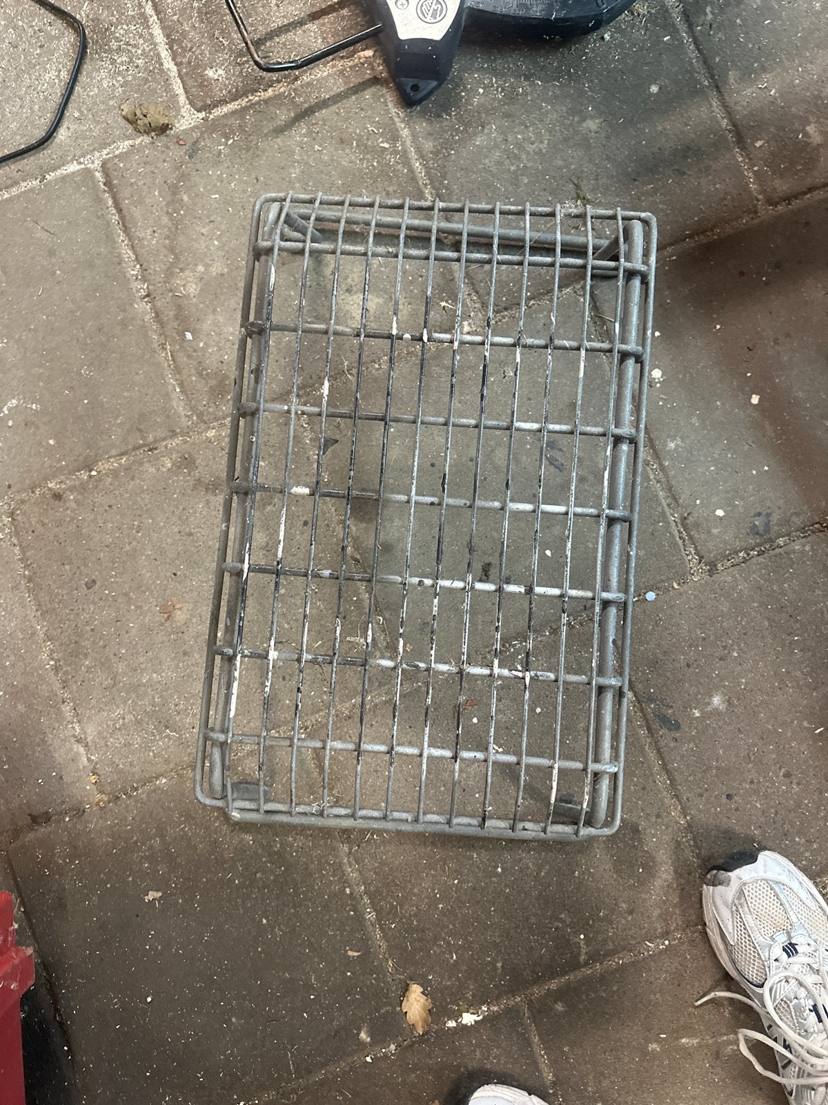 Robuust metalen rooster - ideaal voor diverse toepassingen, Ophalen of Verzenden, Gebruikt