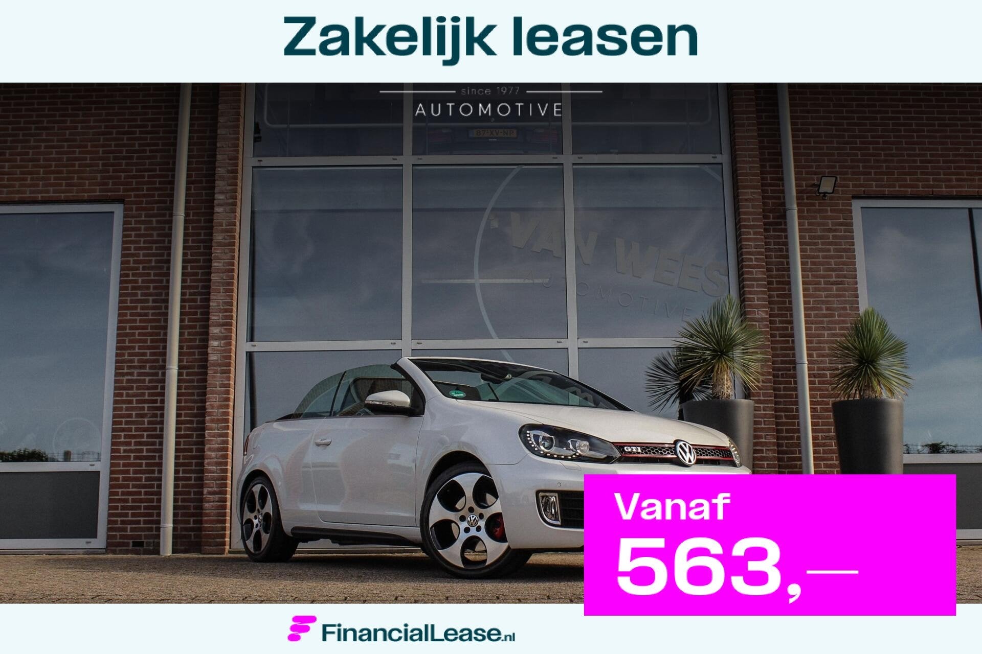 Volkswagen Golf Cabrio 2.0 TSI GTI | 2e eigenaar | DSG | Xen, Euro 5, Stof, Gebruikt, Zwart