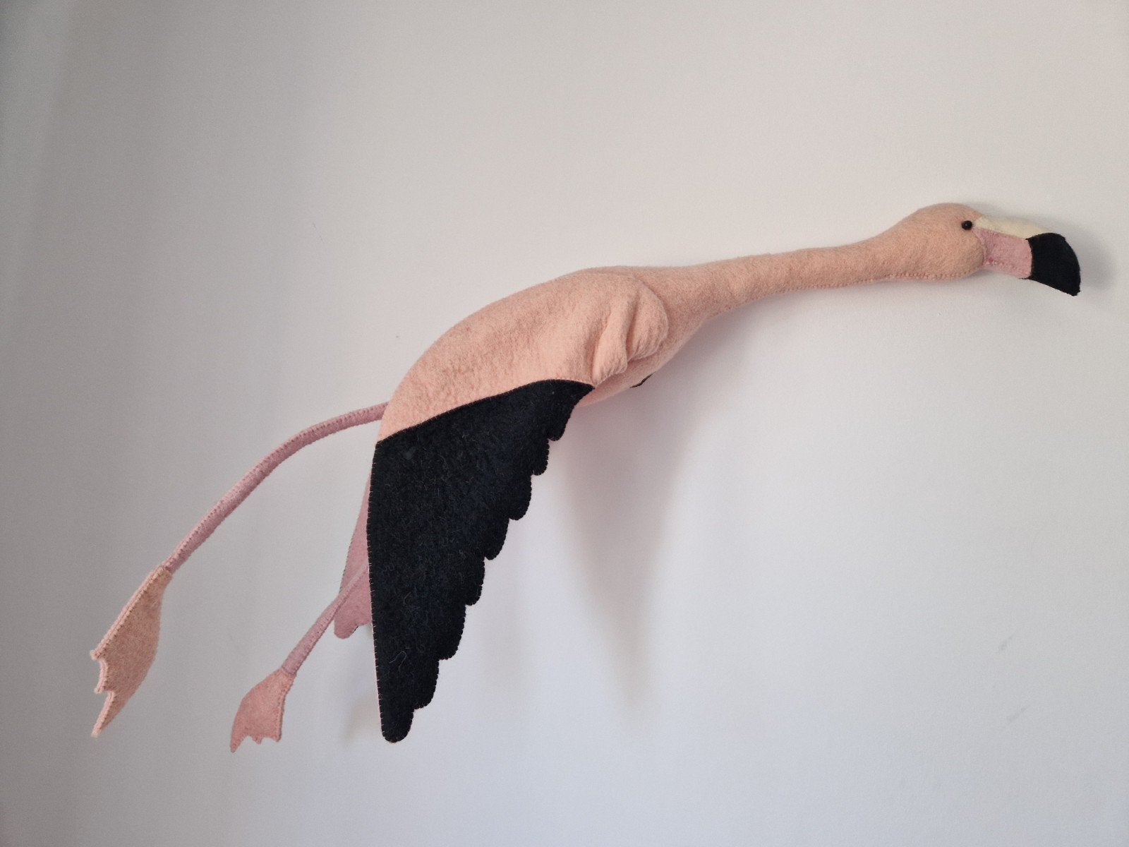 Leuke, roze Flamingo voor kinderkamer!! Wanddecoratie, Overige stijlen, Roze, Ophalen of Verzenden, Zo goed als nieuw