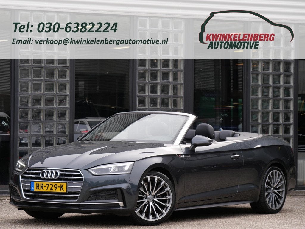 Audi A5 CABRIOLET 2.0TFSi SPORT/ S-LINE/ CAMERA/ 19INCH/ NL-, Auto's, Audi, Gebruikt, Euro 6, 4 stoelen, Origineel Nederlands