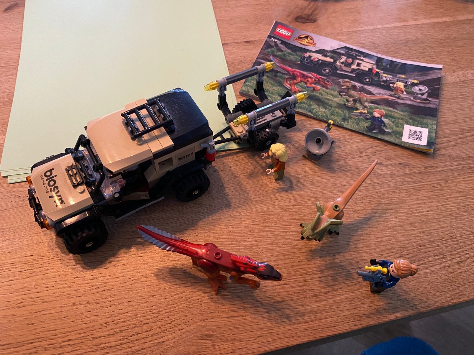 Lego 76951 Pyroraptor & Dilophosaurus transport, Ophalen of Verzenden, Zo goed als nieuw