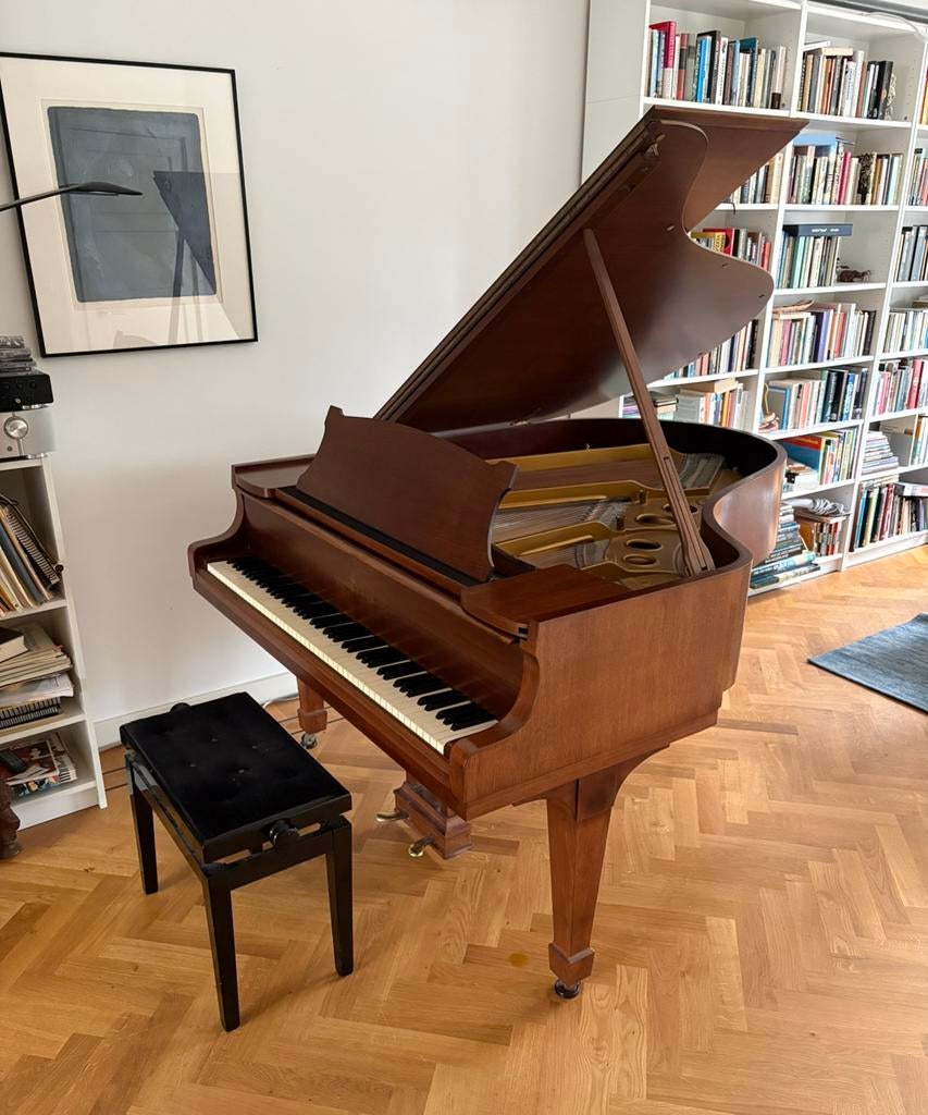 Steinway & Sons vleugel. Model “O” 1957 Hamburg., Muziek en Instrumenten, Piano's, Ophalen of Verzenden, Zo goed als nieuw, Bruin