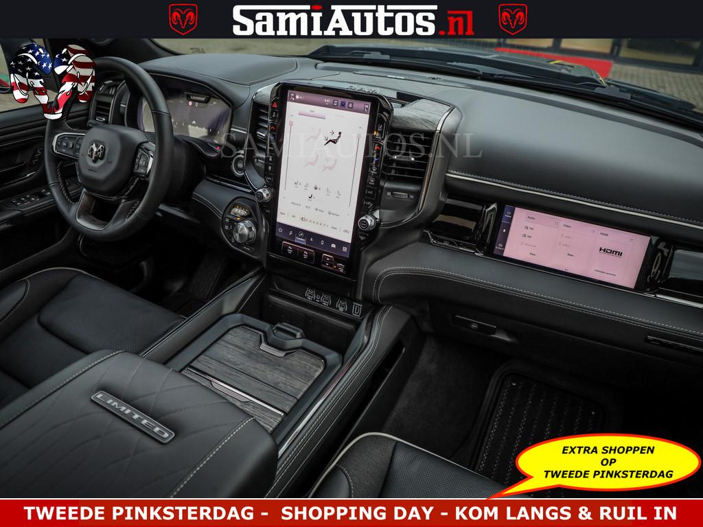 Dodge Ram 1500 Limited Night H.O 540HP 706Nm | Massage + Ful, Auto's, Automaat, Met garantie (alle), Zwart, Leder