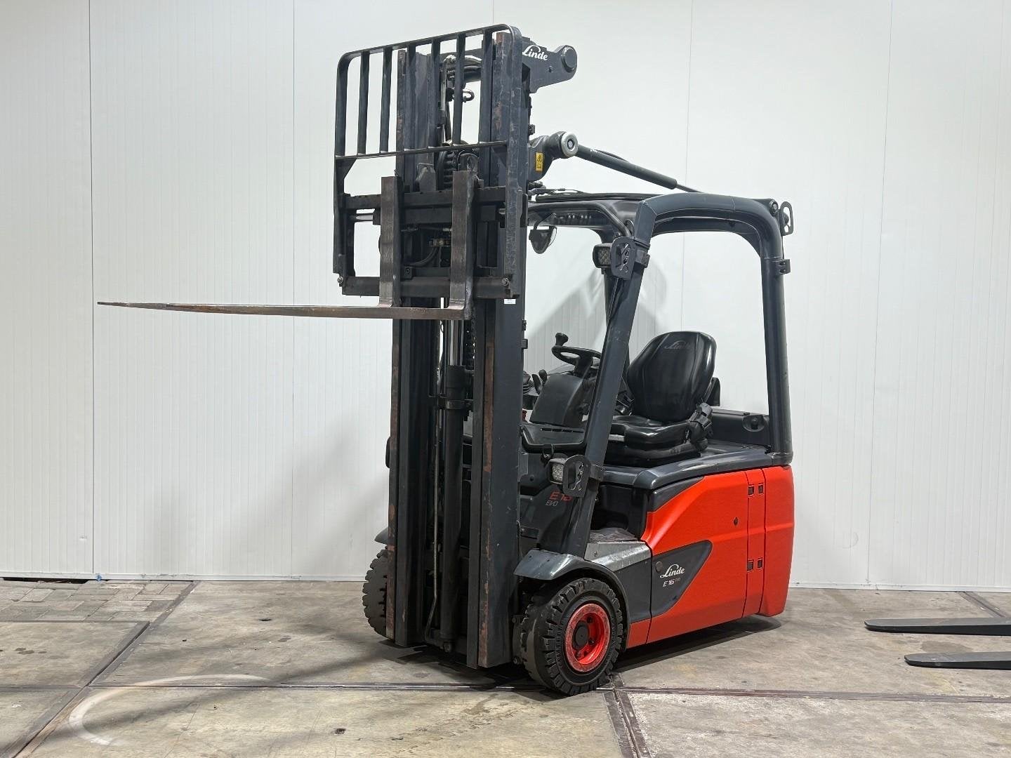 Linde E16 Triplex 5,4M Freelift Sideshift 2016 HL1211, Zakelijke goederen, 1000 tot 2000 kg, Elektrisch, Heftruck, Linde