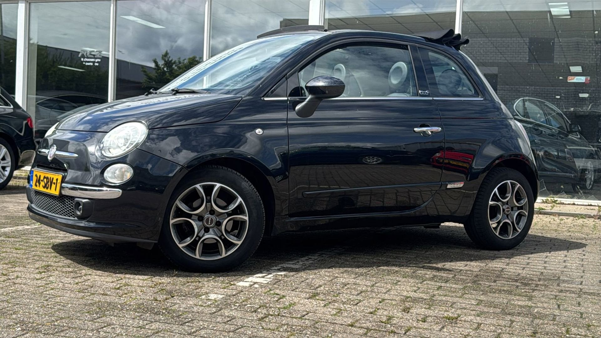 Fiat 500 C 0.9 TwinAir Lounge, Auto's, Fiat, Euro 5, 86 pk, Gebruikt, Cabriolet