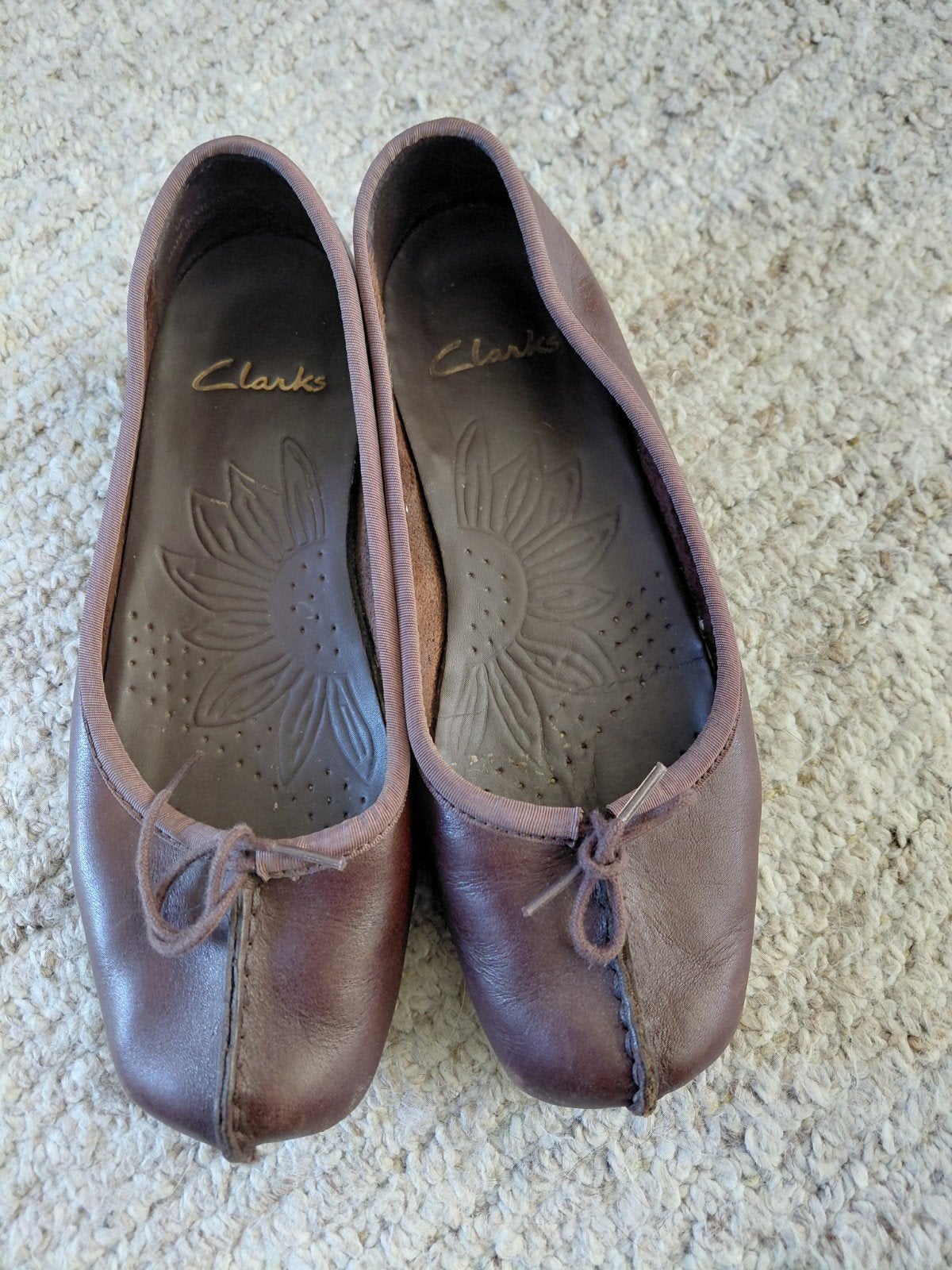 Clarks ballerina's, zo goed als nieuw, maat 37, Kleding | Dames, Bruin, Zo goed als nieuw, Clarks, Ballerina's
