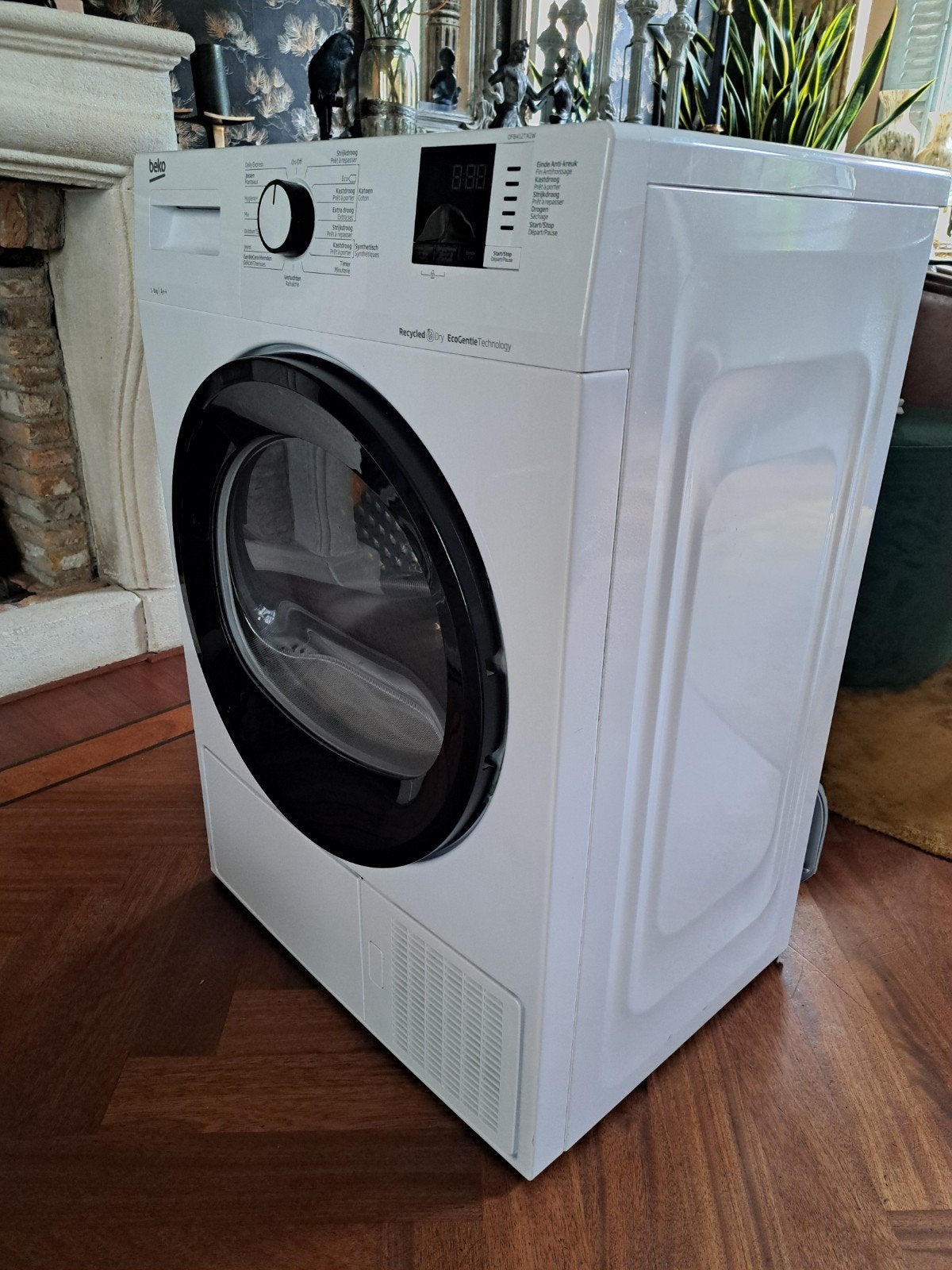 Beko warmtepompdroger DF8412TA1W - 8kg, A++, 6 tot 8 kg, Ophalen, Condens, 85 tot 90 cm