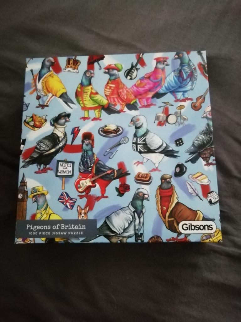 Gibsons Pigeons of Britain 1000 stukjes legpuzzel, Ophalen of Verzenden, 500 t/m 1500 stukjes, Zo goed als nieuw, Legpuzzel