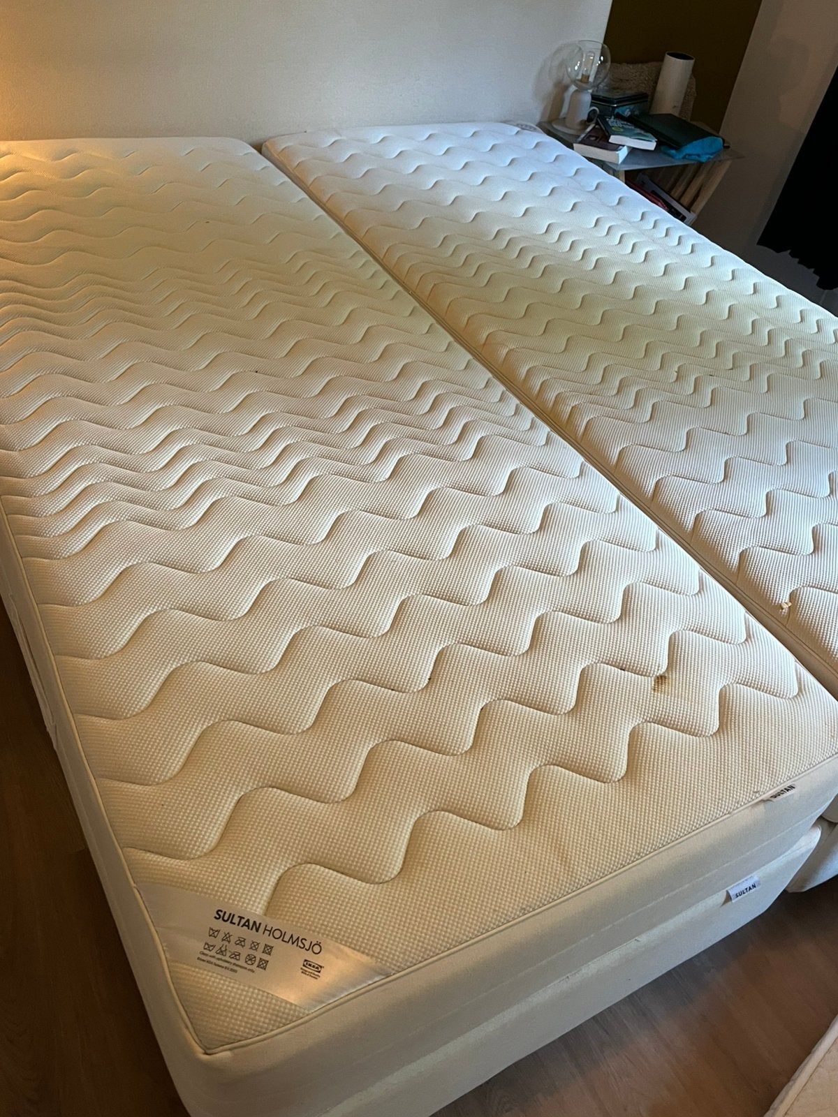 IKEA Sultan Holmsjo 90 x 220 matrassen (twee stuks samen), Ophalen, Gebruikt, 90 cm, Eenpersoons